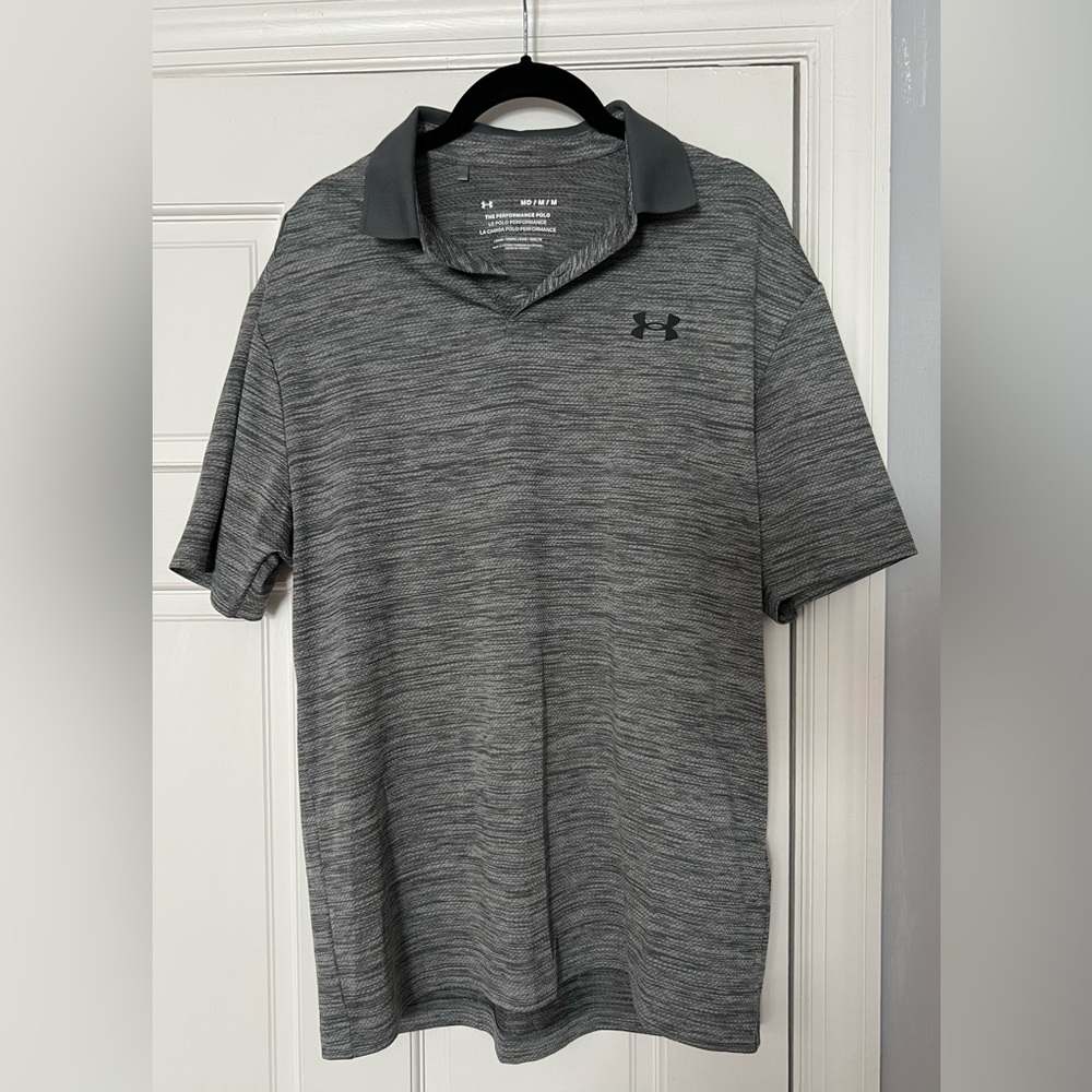 Under Armour Gray Performance Polo Shirt